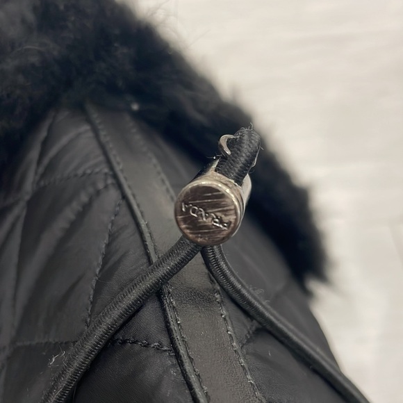 Prada Nylon Wedge Heel Winter Boots - Picture 7 of 15